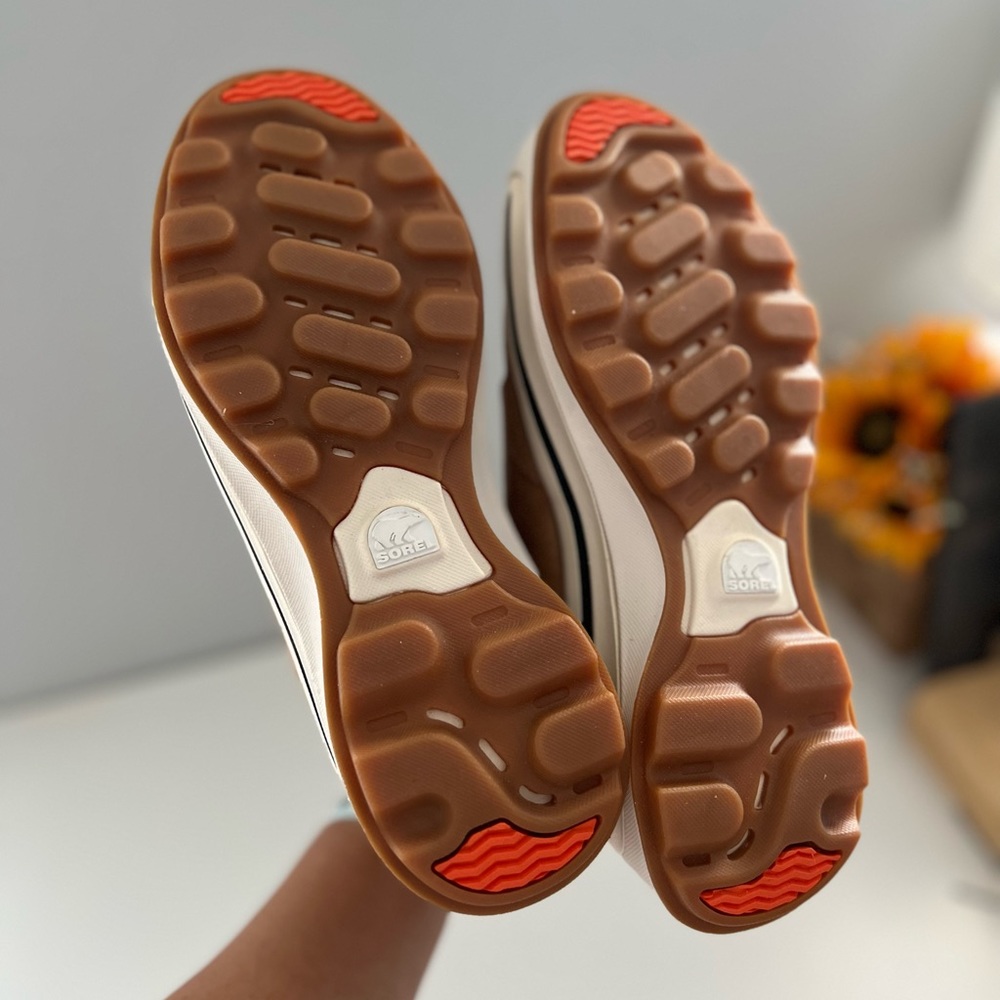 🌟LAST ONE! SOREL WOMENS ONA 503 MID HIGH TOP SNEAKER - TAN SIZE 9 - Picture 15 of 15